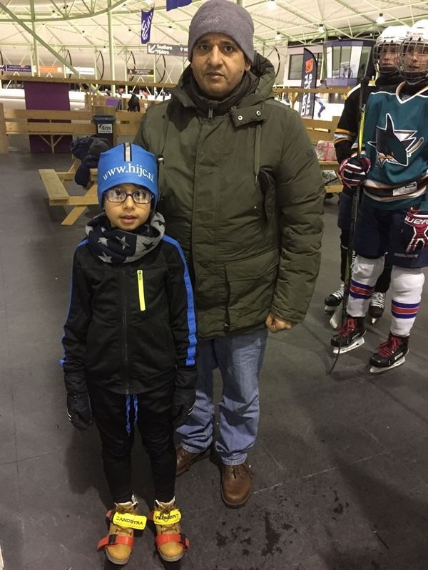 Ahmad is vluchteling en gek op schaatsen