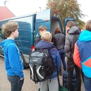 Wedstrijdgroepen onderweg naar Erfurt