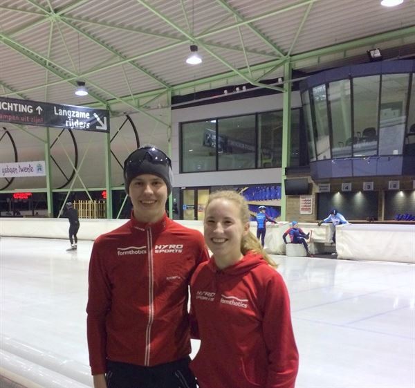 Job en Maud naar NK Junioren Allround