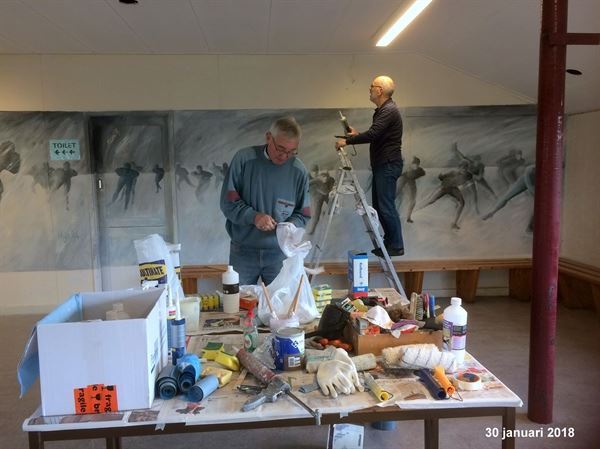 Opknappen clubgebouw