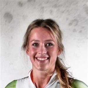 Anouk Sanders naar het KPN NK Sprint