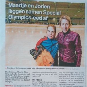 Maartje en Jorien leggen zaterdag samen de eed af