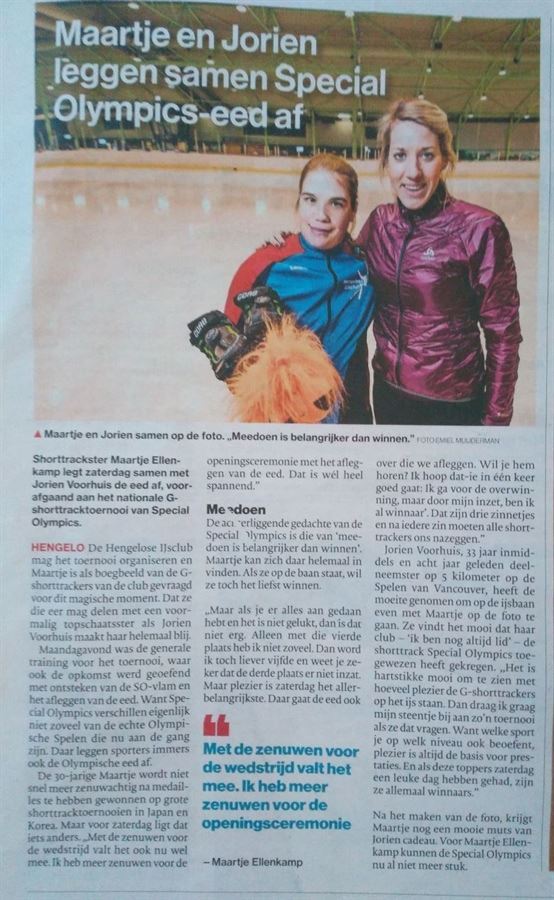 Maartje en Jorien leggen zaterdag samen de eed af