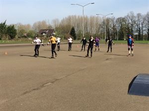 Ook de eerste skeelerclinic heeft plaatsgevonden