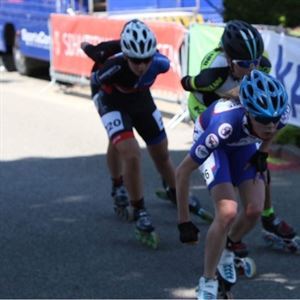 Kayleigh 6e bij NK Marathon Inline-skaten 2018