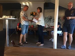 Felicitaties tijdens de ALV
