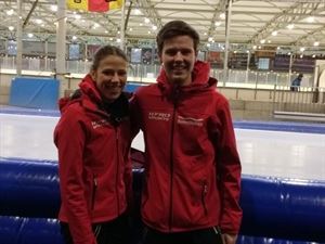 Tessa en Job bij de Residentie Cup