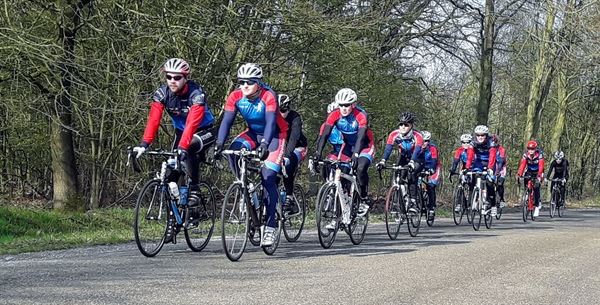 1e fietstraining is een feit