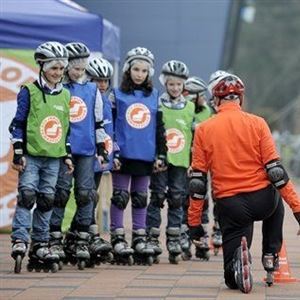 De KPN-Junior Schaatsclub op Open Dag Combibaan