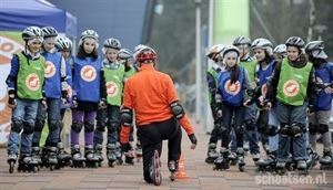 De KPN-Junior Schaatsclub op Open Dag Combibaan