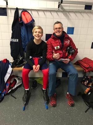 Vreugde bij Edsger over het behaalde resultaat bij NPT