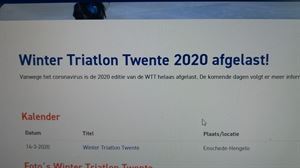 Wintertriatlon afgelast