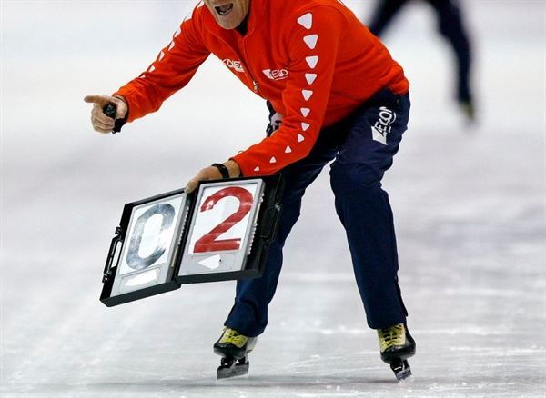 Schaatsen met een schema