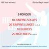 Workout donderdag 4 maart