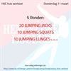 Workout donderdag 11 maart