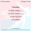 Workout dinsdag 23 maart