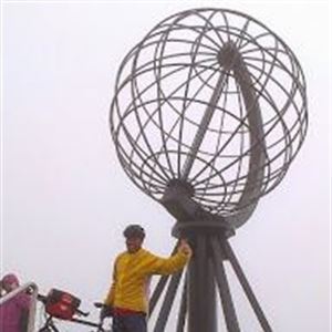 Wouter Blenk is aangekomen op de Noordkaap