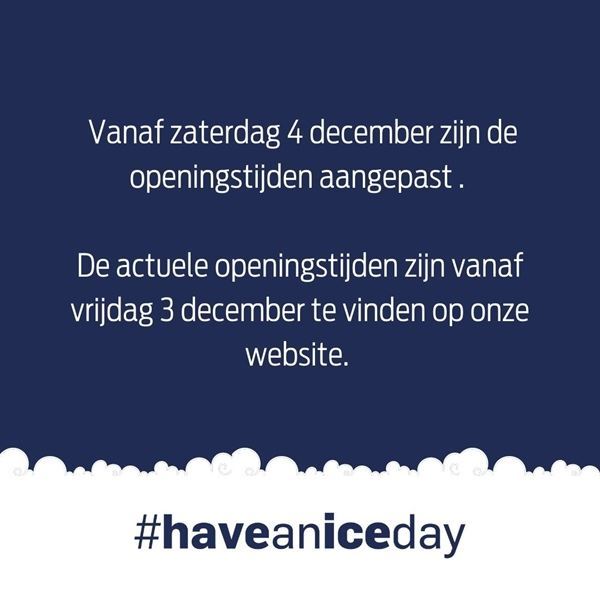 IJsbaan past planning aan