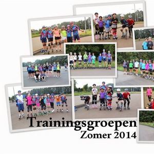 Groepsfoto's trainingsgroepen maandag