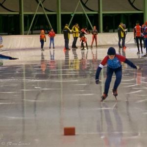 Pupillen kunnen eerste wedstrijd schaatsen