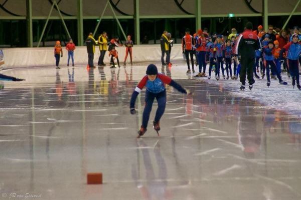 Pupillen kunnen eerste wedstrijd schaatsen