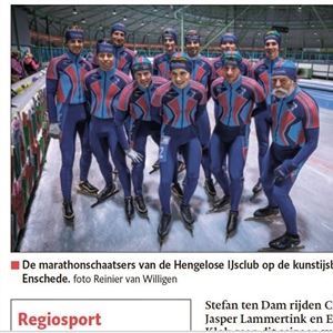 Marathonrijders klaar voor de start