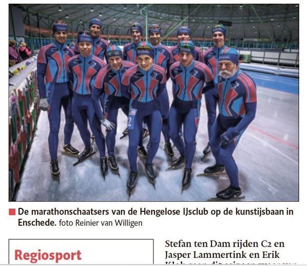 Marathonrijders klaar voor de start