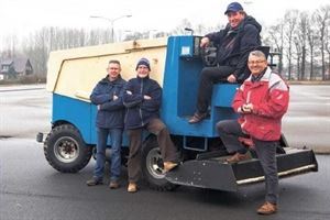 Zamboni voor de natuurijsbaan!