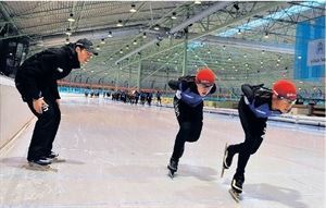 Job Jaspers op het NK Allround junioren