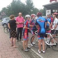 Wedstrijdgroepen 2 en 3 op fietstrainingskamp naar Tecklenburg, Duitsland