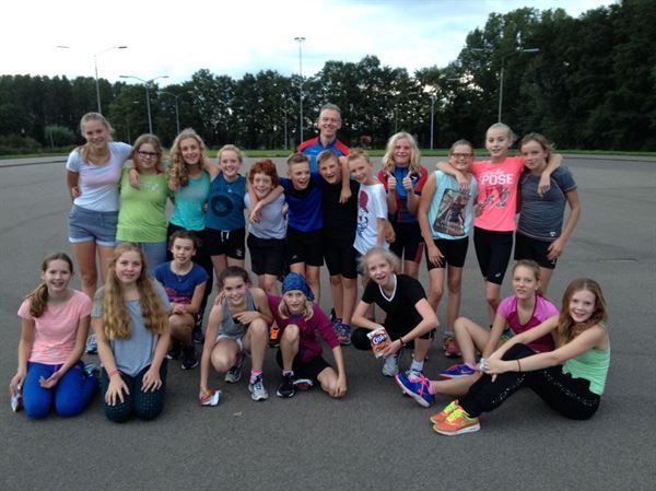 Laatste looptraining pupillen