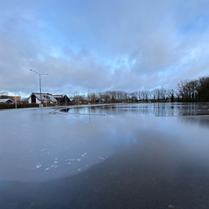 Sneeuw en ijs op de Combibaan