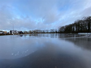 Sneeuw en ijs op de Combibaan