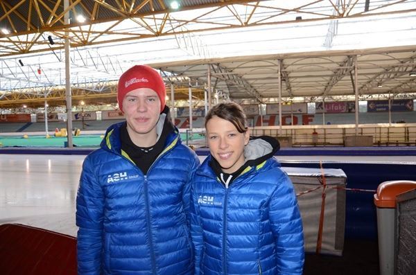 Tessa en Job bij landelijke selectiewedstrijd in Den Haag