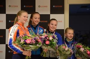 Amée Hollanders Nederlands Kampioen korte baan