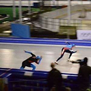 Ruben bij NK Pure Sprint voor Senioren