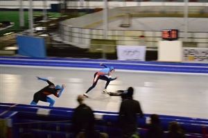 Ruben bij NK Pure Sprint voor Senioren