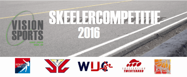 Skeelerwedstrijd voor pupillen en junioren