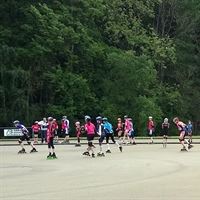 Eerste Vision Sports skeelerwedstrijd 2016 op Combibaan Hengelo