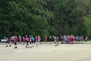 Eerste Vision Sports skeelerwedstrijd 2016 op Combibaan Hengelo