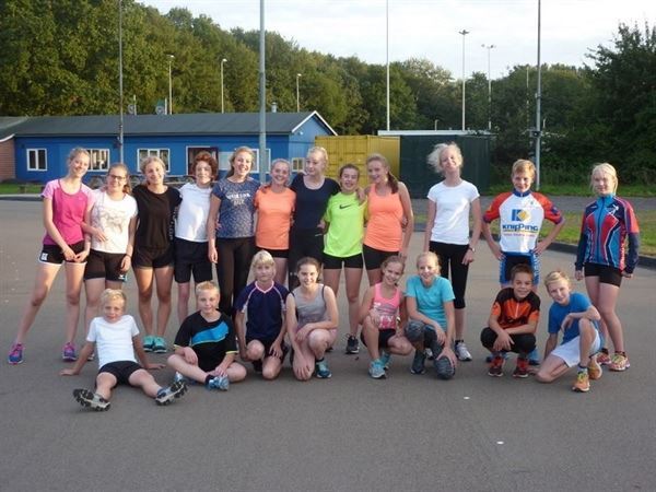 Zomertraining pupillen/junioren loopgroep zit erop