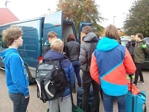 Wedstrijdgroepen onderweg naar Erfurt