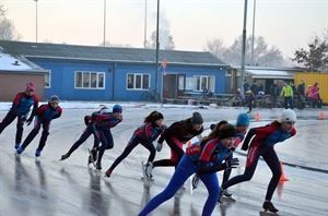 Eindelijk was er weer eens een natuurijstraining