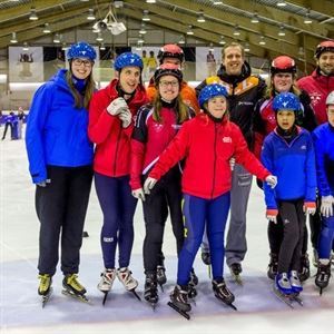 Shorttracktraining Cees Juffermans