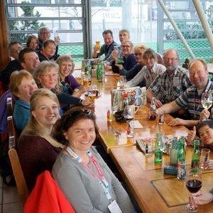 Een feestelijk Graz tijdens World Winter Games