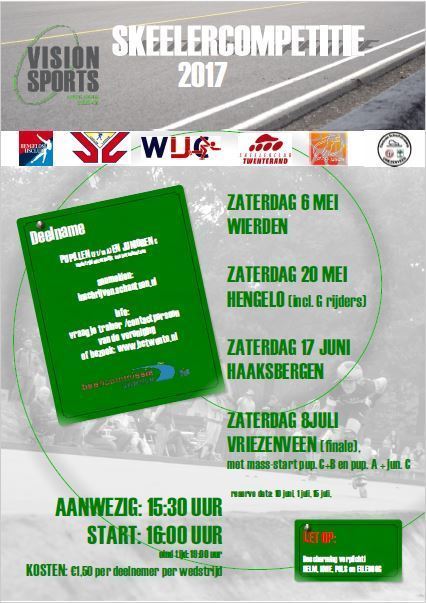 VisionSports Skeelercompetitie op Combibaan Hengelo