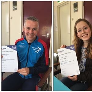 Bob en Ella Groenewoud geslaagd voor SL2