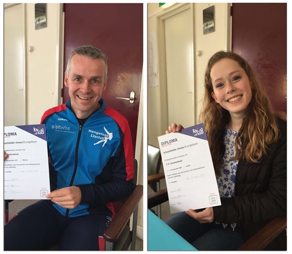 Bob en Ella Groenewoud geslaagd voor SL2